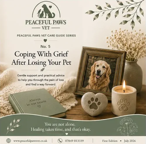 Peaceful Paws Vet Care Guides - Guide 5 | Coping With Grief After Losing Your Pet